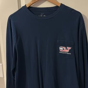 Whale with ski goggles long sleeve T-shirt